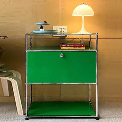 Metal Combination Haller Cabinet, Multifunctional Modular Storage Unit