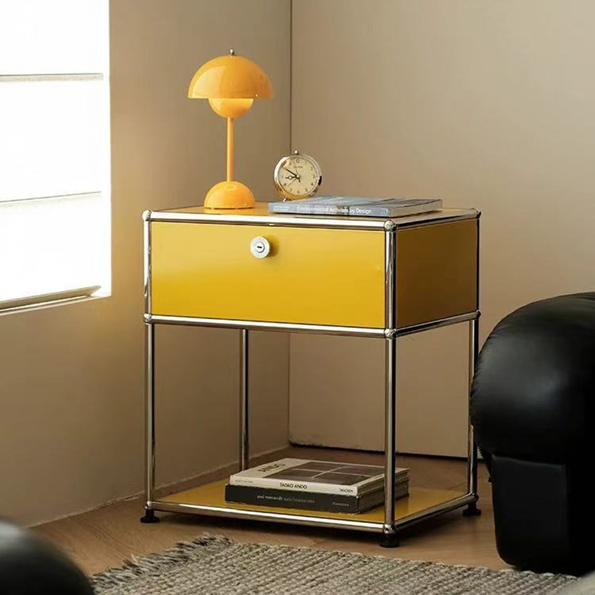 Minimalist Modular Side Storage Cabinet for Bedroom & Living Room