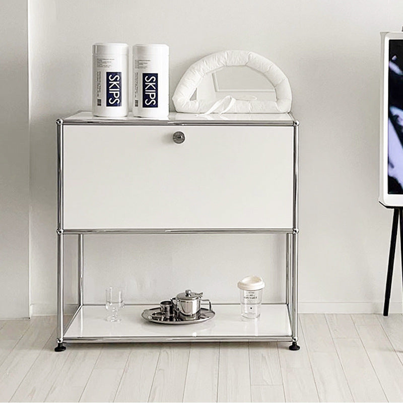 Customizable Modular Stainless Steel Side Cabinet for Bedroom Living Room