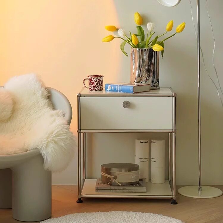 Minimalist Modular Side Storage Cabinet for Bedroom & Living Room