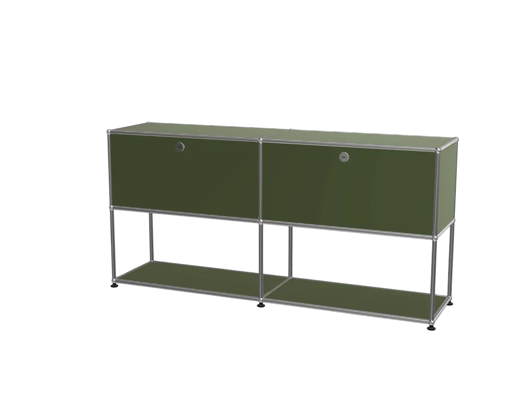 Modular Stainless Steel Sideboard, Custom Storage Cabinet for Entryway Living Room