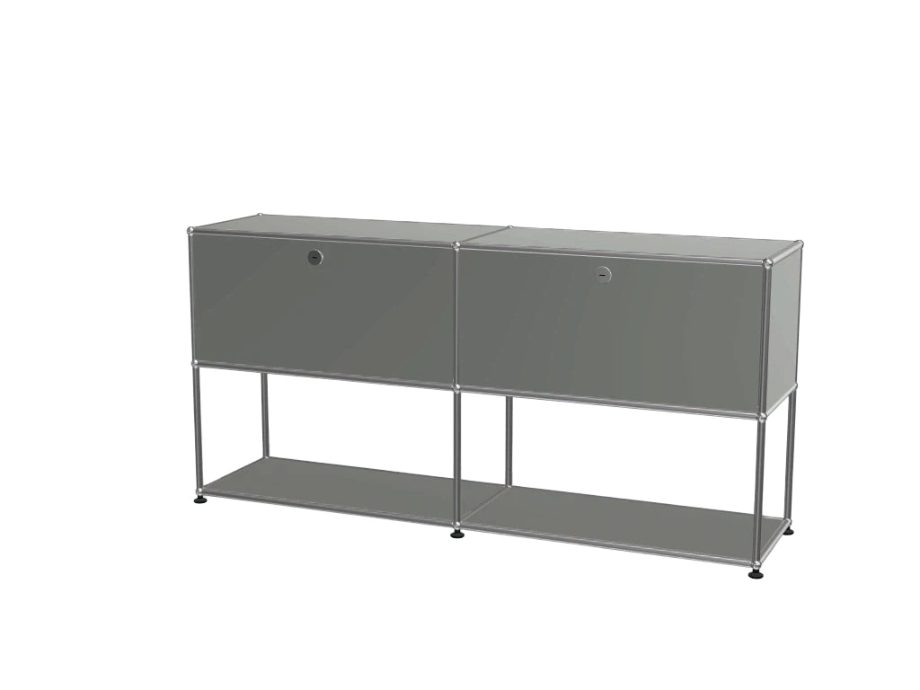Modular Stainless Steel Sideboard, Custom Storage Cabinet for Entryway Living Room
