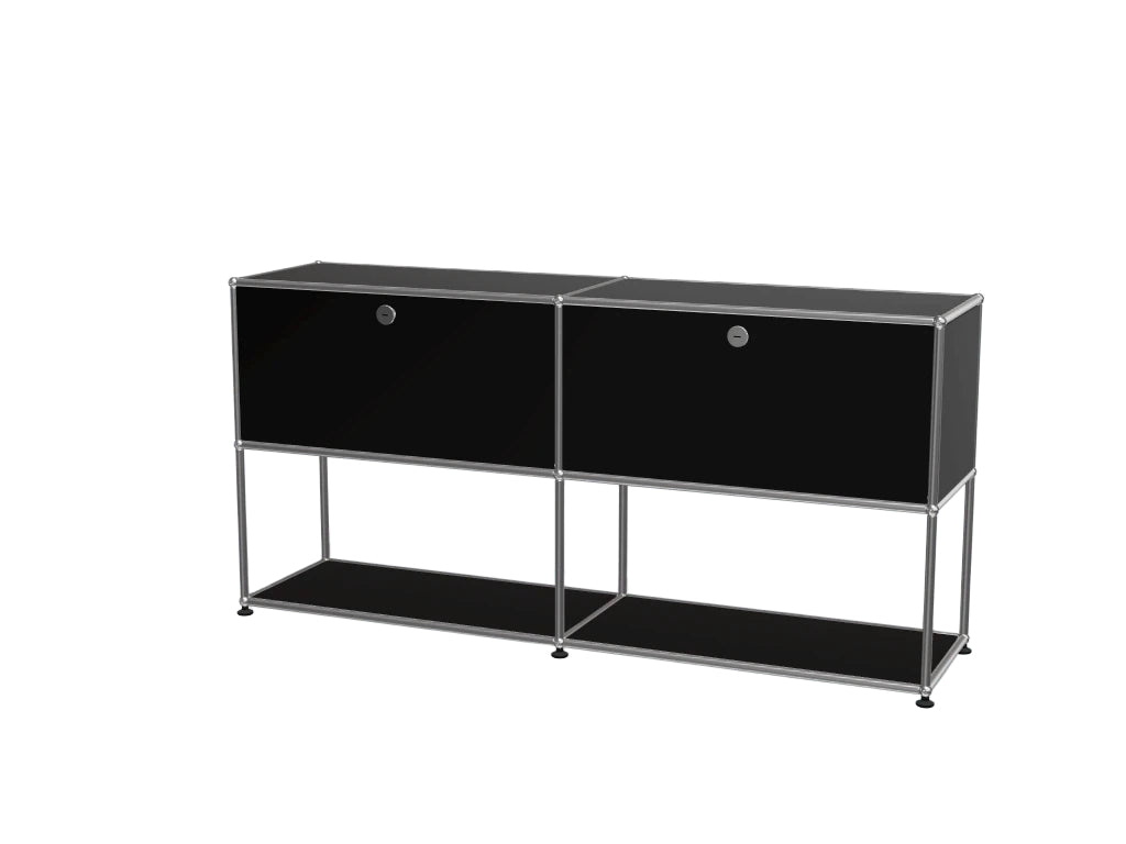 Modular Stainless Steel Sideboard, Custom Storage Cabinet for Entryway Living Room