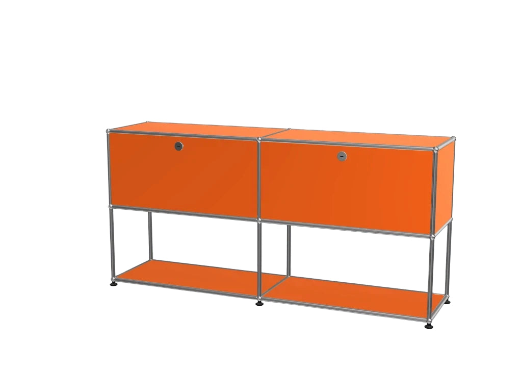 Modular Stainless Steel Sideboard, Custom Storage Cabinet for Entryway Living Room