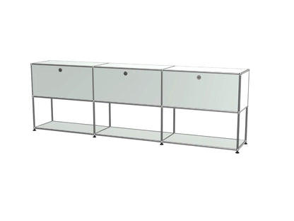 Modular Stainless Steel TV Stand, Customizable Multi-purpose Storage Cabinet