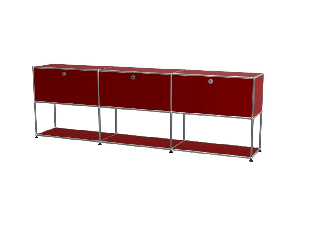 Modular Stainless Steel TV Stand, Customizable Multi-purpose Storage Cabinet