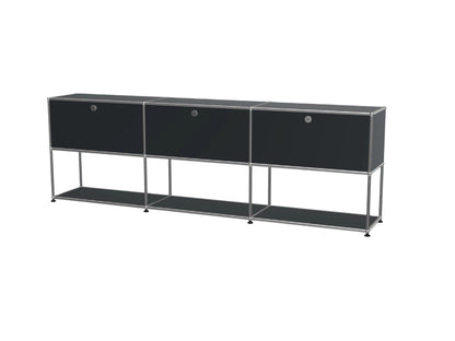 Modular Stainless Steel TV Stand, Customizable Multi-purpose Storage Cabinet