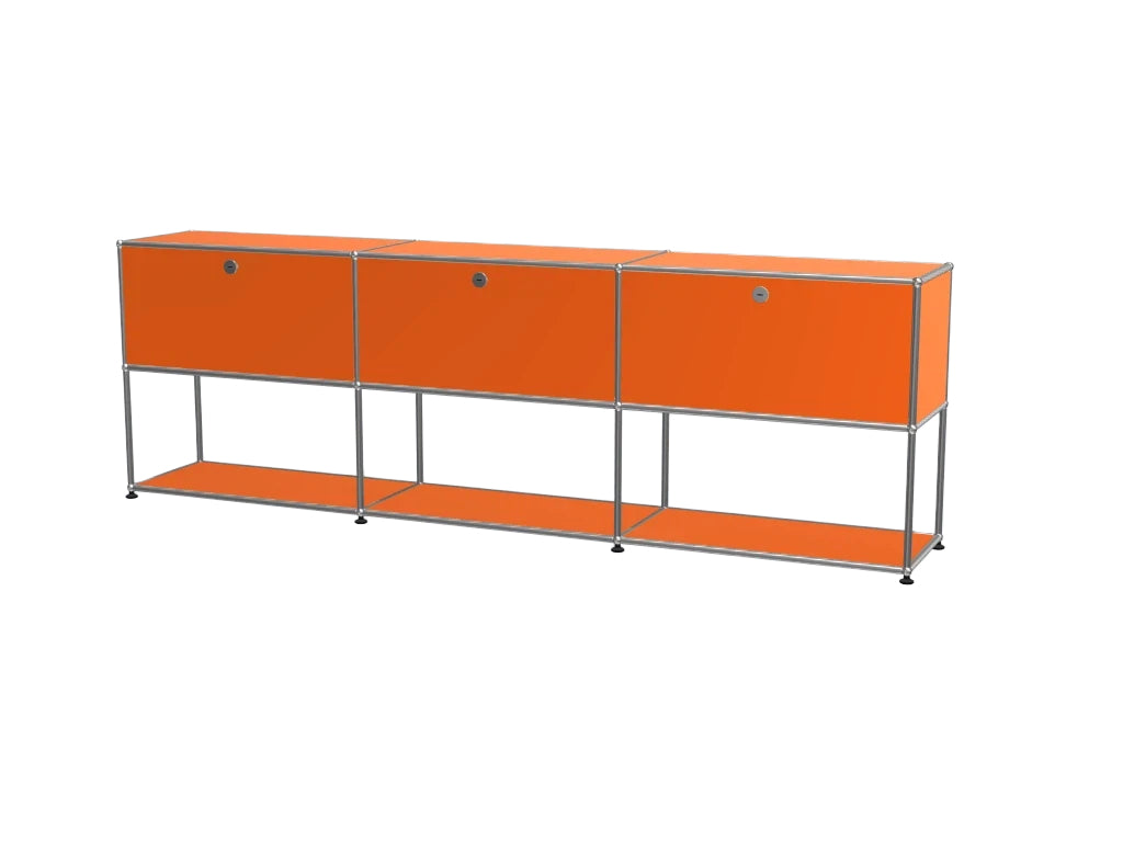 Modular Stainless Steel TV Stand, Customizable Multi-purpose Storage Cabinet
