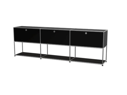 Modular Stainless Steel TV Stand, Customizable Multi-purpose Storage Cabinet