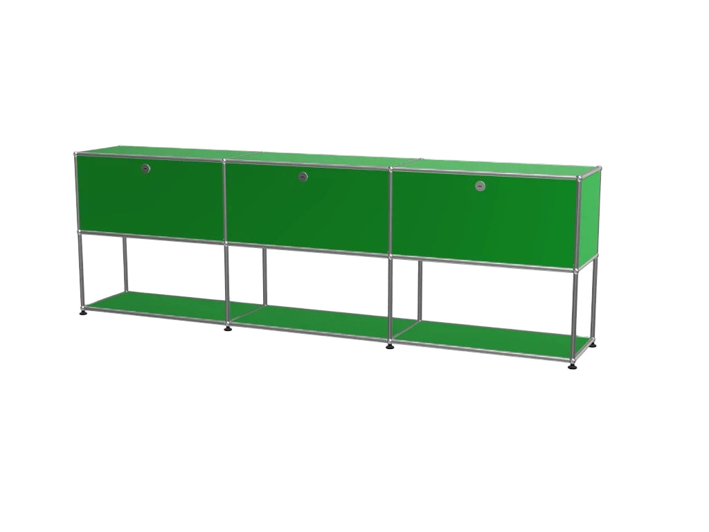 Modular Stainless Steel TV Stand, Customizable Multi-purpose Storage Cabinet