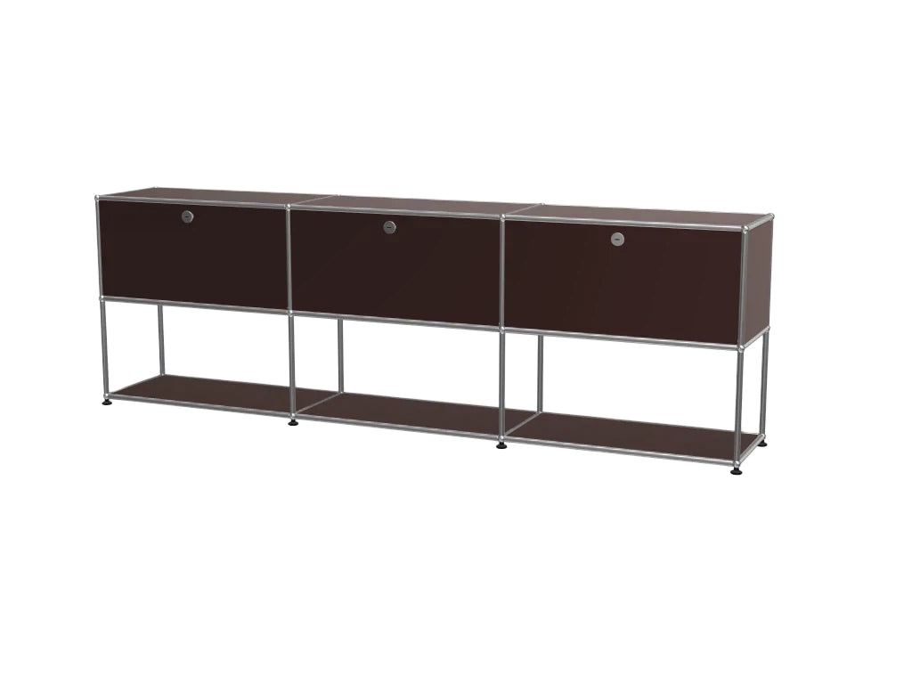Modular Stainless Steel TV Stand, Customizable Multi-purpose Storage Cabinet