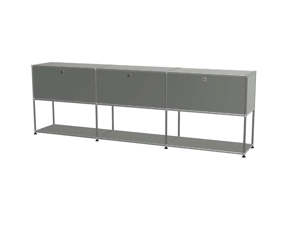 Modular Stainless Steel TV Stand, Customizable Multi-purpose Storage Cabinet
