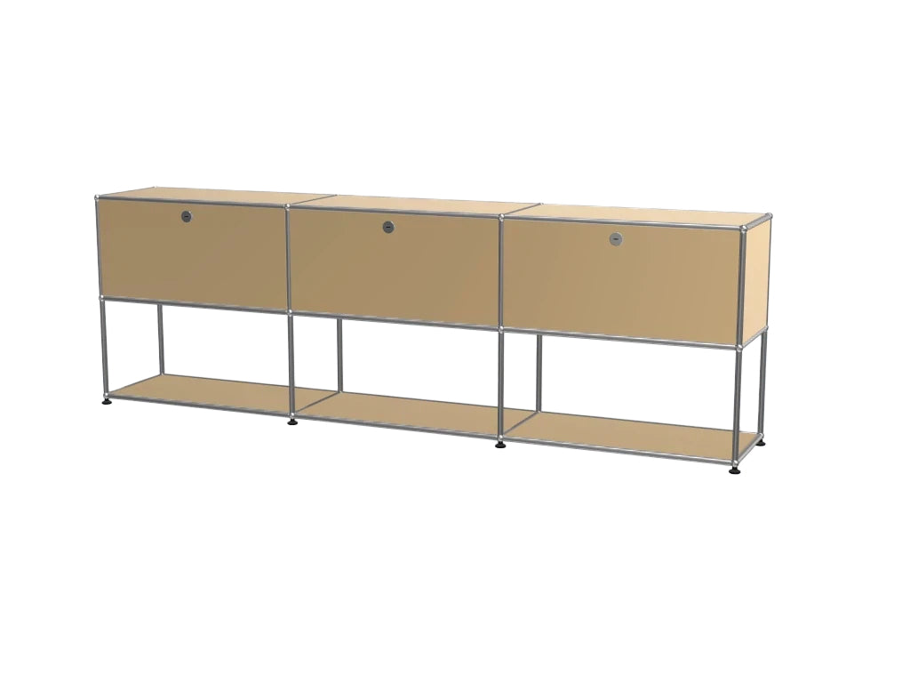 Modular Stainless Steel TV Stand, Customizable Multi-purpose Storage Cabinet