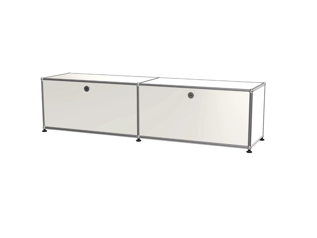 Mid-century Stainless Steel Cabinet for Bedroom TV & Dining Storage Short Description