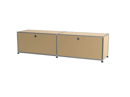 Mid-century Stainless Steel Cabinet for Bedroom TV & Dining Storage Short Description