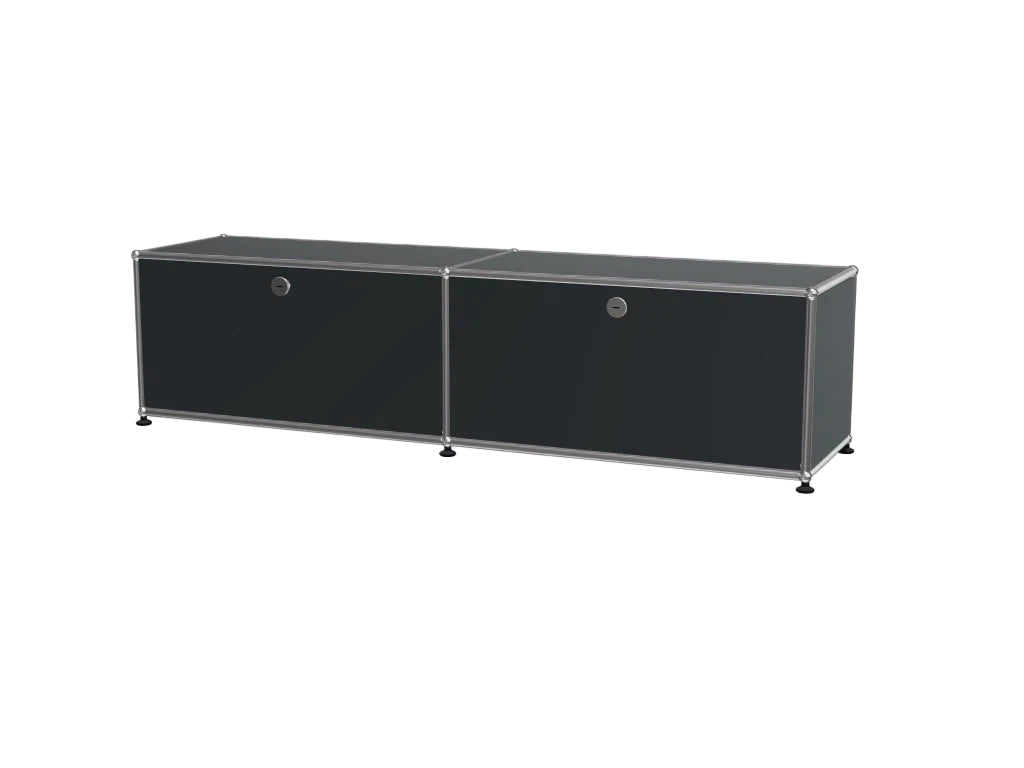 Mid-century Stainless Steel Cabinet for Bedroom TV & Dining Storage Short Description