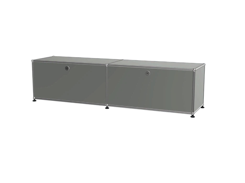 Mid-century Stainless Steel Cabinet for Bedroom TV & Dining Storage Short Description