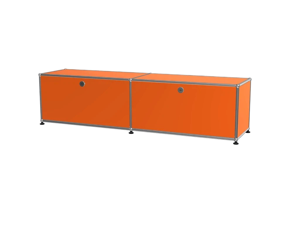 Mid-century Stainless Steel Cabinet for Bedroom TV & Dining Storage Short Description