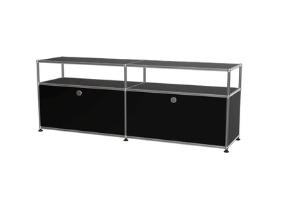 Minimalist 2-Door Combination Media Console for Living Room