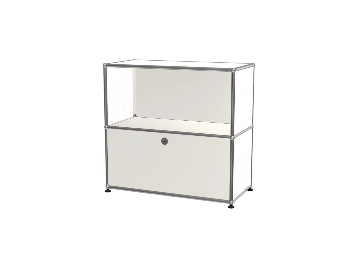 Minimalist Combination Card Door Cabinet, Multi-use Bedside Side Cabinet