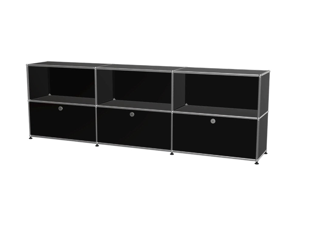 Modern Modular Storage Cabinet, Freely Combined Stainless Steel TV Stand