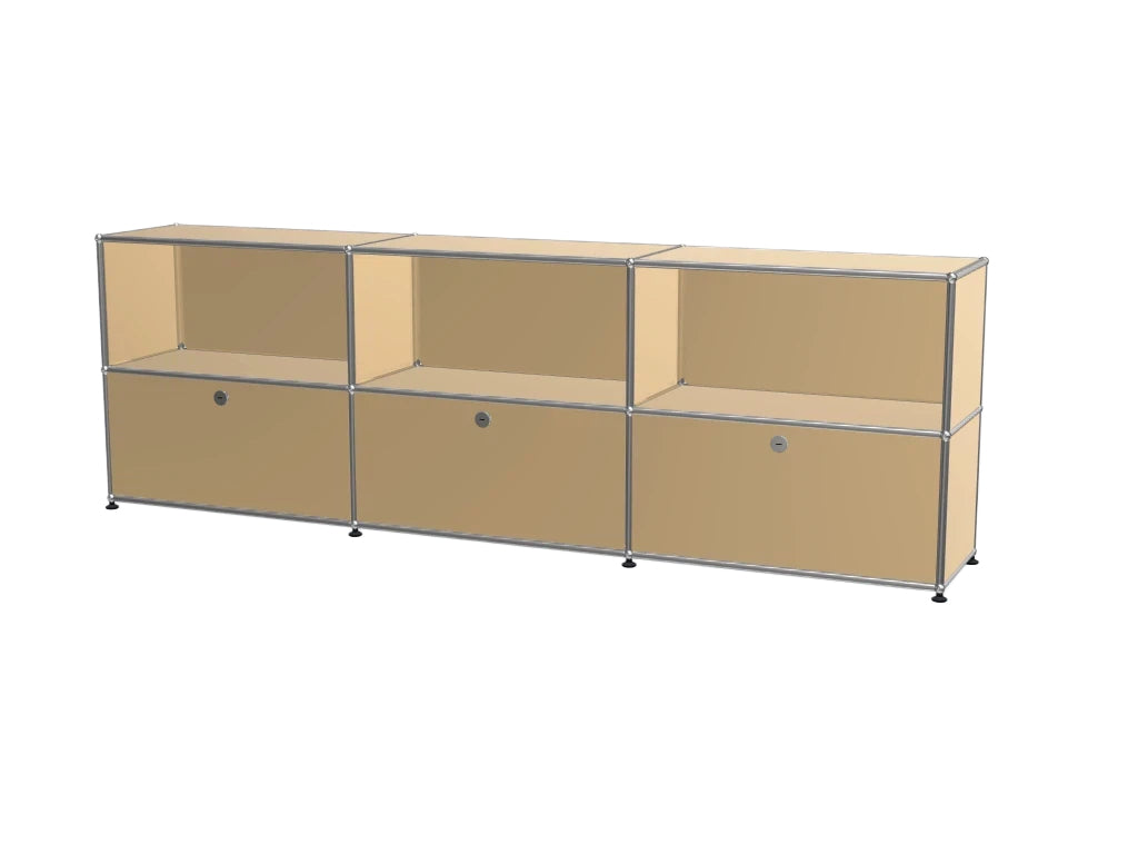 Modern Modular Storage Cabinet, Freely Combined Stainless Steel TV Stand