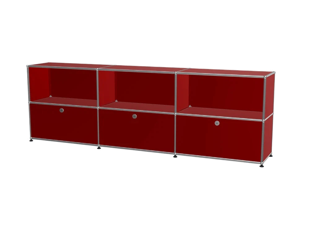 Modern Modular Storage Cabinet, Freely Combined Stainless Steel TV Stand