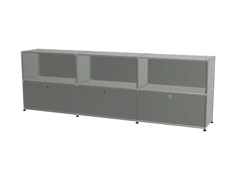 Modern Modular Storage Cabinet, Freely Combined Stainless Steel TV Stand