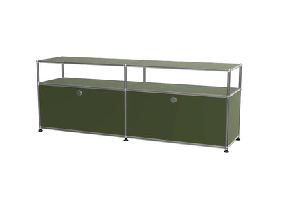 Minimalist 2-Door Combination Media Console for Living Room