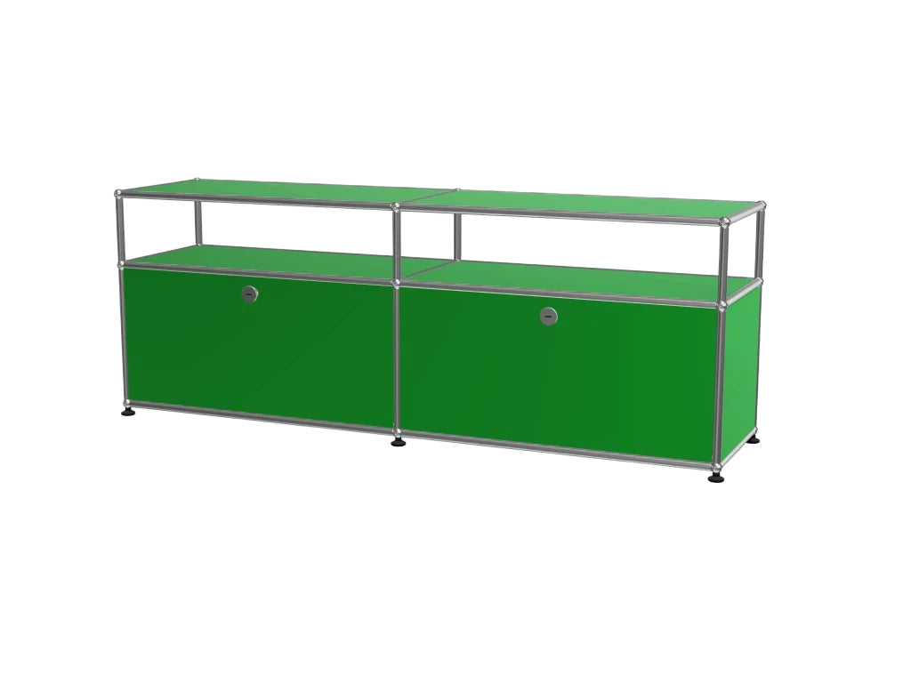 Minimalist 2-Door Combination Media Console for Living Room
