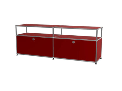 Minimalist 2-Door Combination Media Console for Living Room