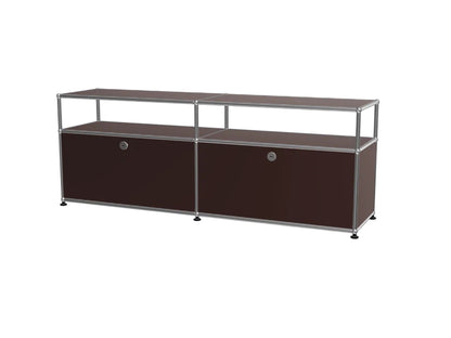 Minimalist 2-Door Combination Media Console for Living Room