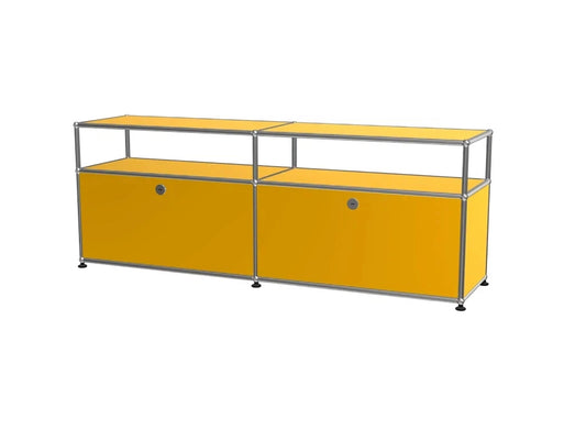 Minimalist 2-Door Combination Media Console for Living Room