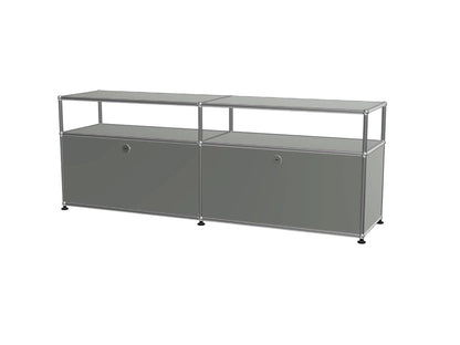 Minimalist 2-Door Combination Media Console for Living Room