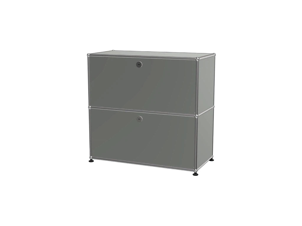 Ins Modular Stainless Steel Storage Cabinet, Multi-use Bedside Sideboard