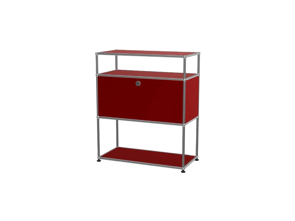 Metal Combination Haller Cabinet, Multifunctional Modular Storage Unit