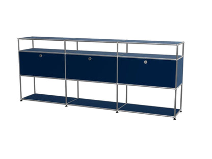 Vintage Stainless Steel Modular Sideboard, Multi-scene Storage TV Cabinet