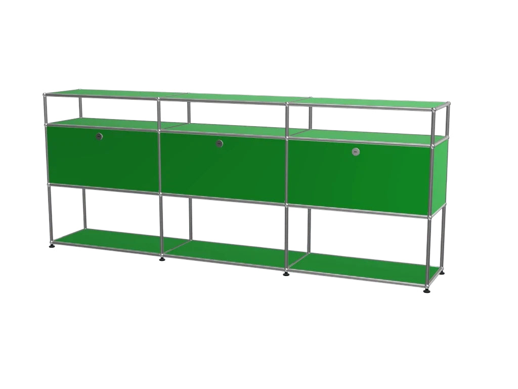 Vintage Stainless Steel Modular Sideboard, Multi-scene Storage TV Cabinet