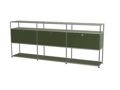Vintage Stainless Steel Modular Sideboard, Multi-scene Storage TV Cabinet