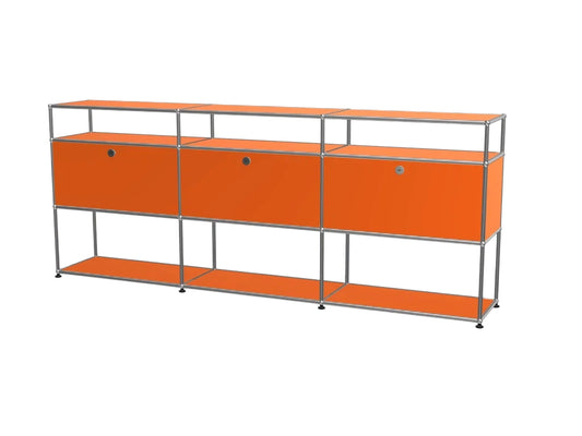 Vintage Stainless Steel Modular Sideboard, Multi-scene Storage TV Cabinet
