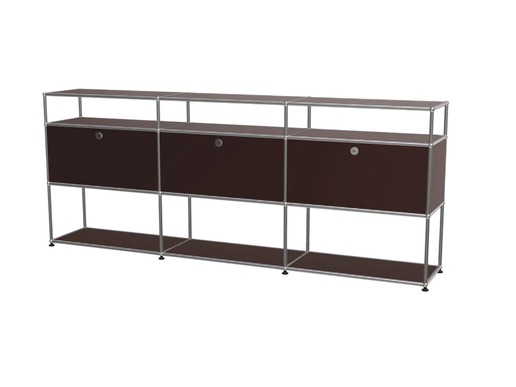 Vintage Stainless Steel Modular Sideboard, Multi-scene Storage TV Cabinet