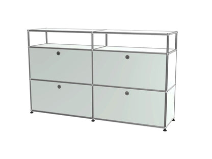 Minimalist Stainless Steel Modular Sideboard Lockable Drawer Storage Cabinet for Bedroom Entryway