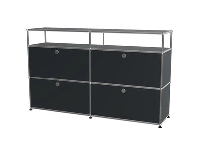 Minimalist Stainless Steel Modular Sideboard Lockable Drawer Storage Cabinet for Bedroom Entryway
