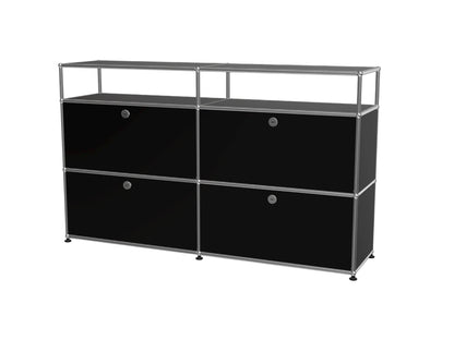 Minimalist Stainless Steel Modular Sideboard Lockable Drawer Storage Cabinet for Bedroom Entryway