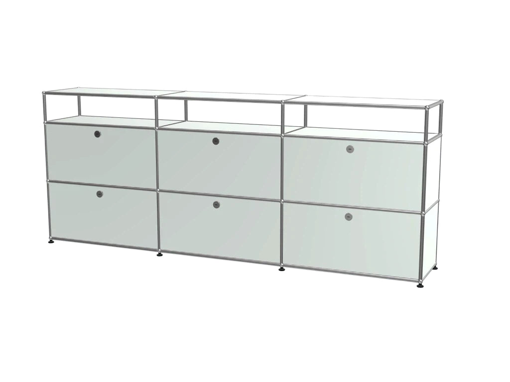 Ins Stainless Steel Combination Chest, Sofa & Foot-of-Bed Storage Cabinet