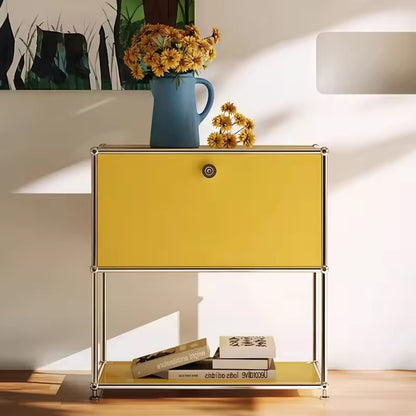 Customizable Modular Stainless Steel Side Cabinet for Bedroom Living Room