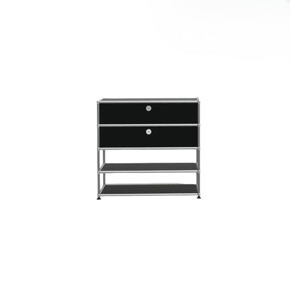 Mid-century Stainless Steel Modular Shoe Cabinet Pull-out Drawer Entryway Storage Wardrobe