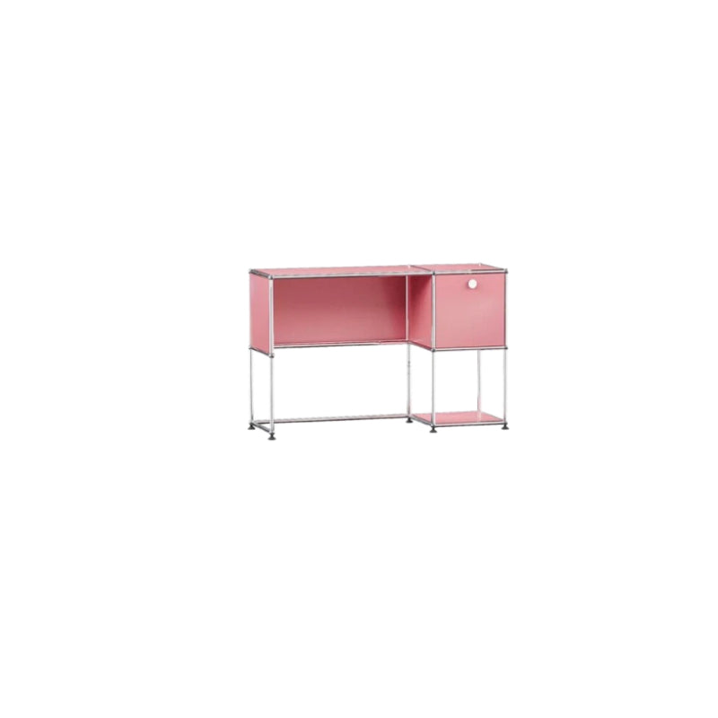 Multi-functional Modular Stainless Steel Desk Makeup Vanity Side Table for Bedroom Home Office