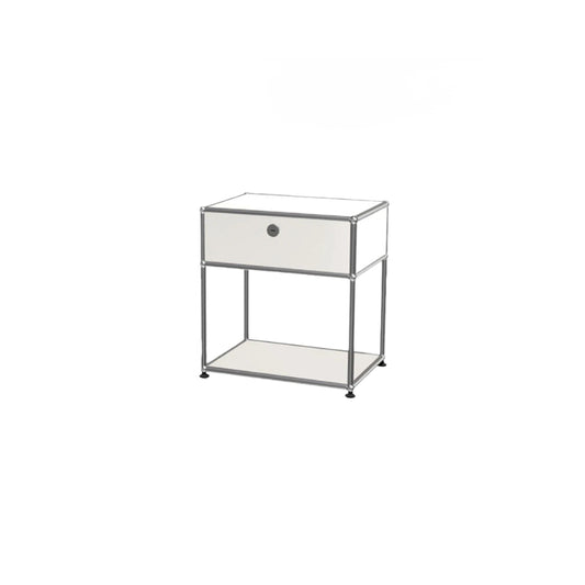 Ins Minimalist Metal Combination Cabinet Lockable Storage Chest for Bedroom Living Room